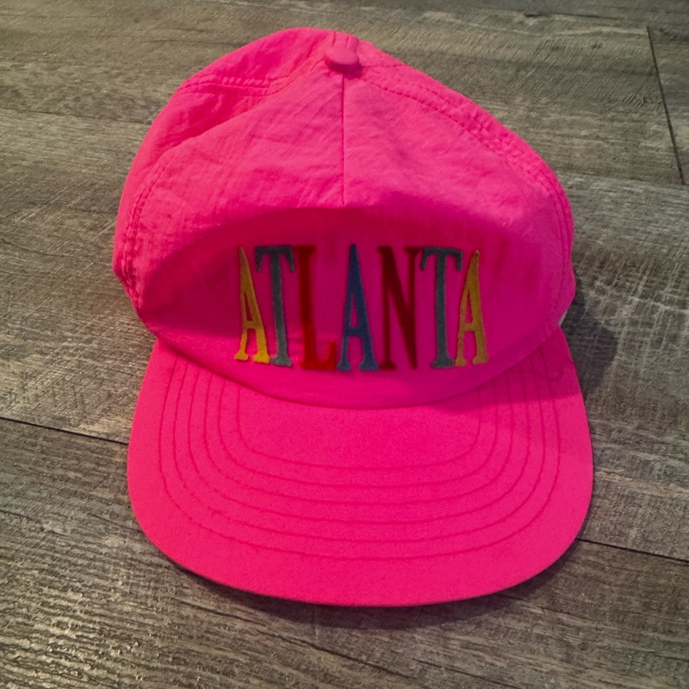 VINTAGE ATLANTA 90’s NEON SNAPBACK